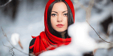 Load image into Gallery viewer, Classic Red Scarf
